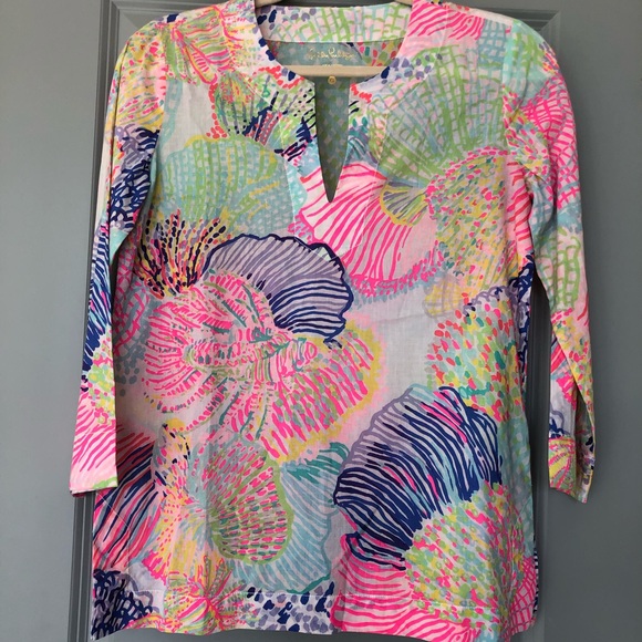 Lilly Pulitzer Amelia Island Tunic NWOT - Picture 7 of 8